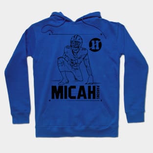 Micah parsons || dallas cowboys | Black Retro Hoodie